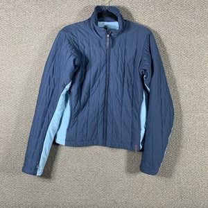 Nike ACG Womens Jacket‎ Size Medium Blue Colorblock Thermal Layer 2 Quilted